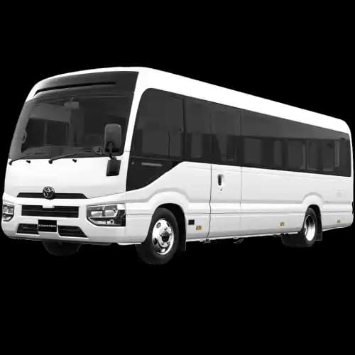 Toyota Coaster 25-Seater: Complete Group Umrah Transport Guide 2026
